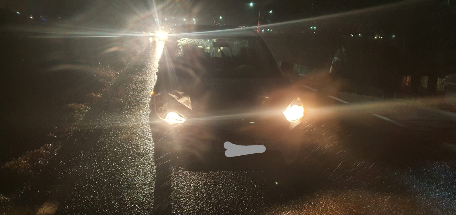 Accident la Smârdan. Doi bărbați care se deplasau pe carosabil au fost răniți