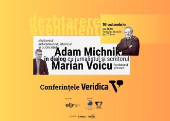 Disidentul Adam Michnik primește cheia orașului Tulcea și va conferenția la Templul Israelit