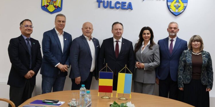 Vizită la Tulcea a Excelenței Sale, Ihor Prokopchuk, ambasador Extraordinar și Plenipotențiar al Ucrainei în România