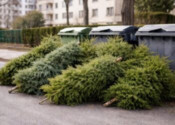 Servicii Publice strânge brazii de Crăciun, dar numai pe cei naturali!