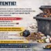 Atenționare pentru cetățenii de la case/ Fără jar în pubele!