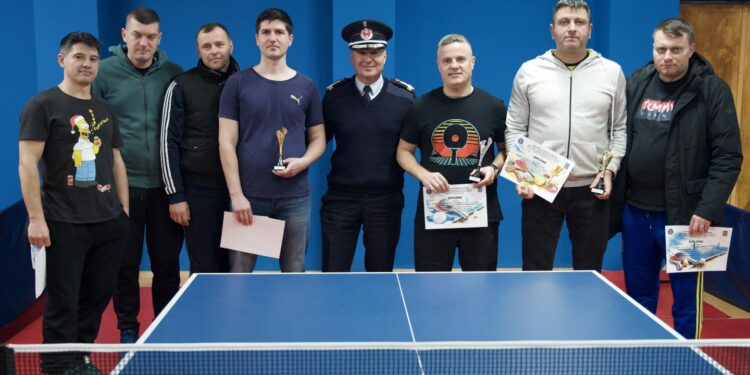 „Cupa Protecției Civile ASPR 2026”, la tenis de masă, între pompieri