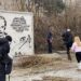 În jurul Memorialului Ivan Patzaichin, studenți francezi și liceeni tulceni extind spațiul verde