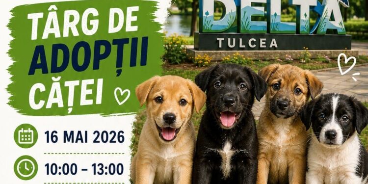 Curând, Târg de Adopții pentru căței, în Parcul Delta din municipiu