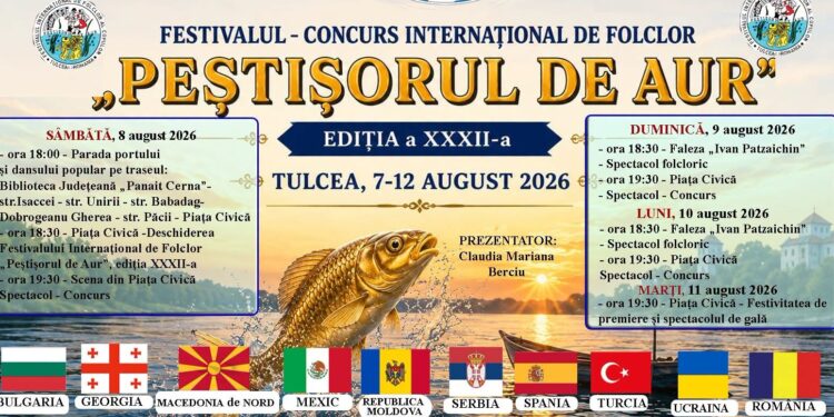 După baschet, Tulcea se umple, din nou, cu folclor din toată lumea la „Peștișorul de Aur”