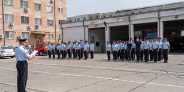 Avansări în grad la pompieri/ Printre avansați, și Daniel Năstase, cel mai bun purtător de cuvânt al vreunei instituții publice din Tulcea