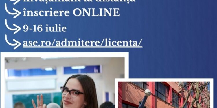 Admiterea la Facultatea de Economie Agroalimentară și a Mediului- Învățământ la Distanță- bate la ușă!