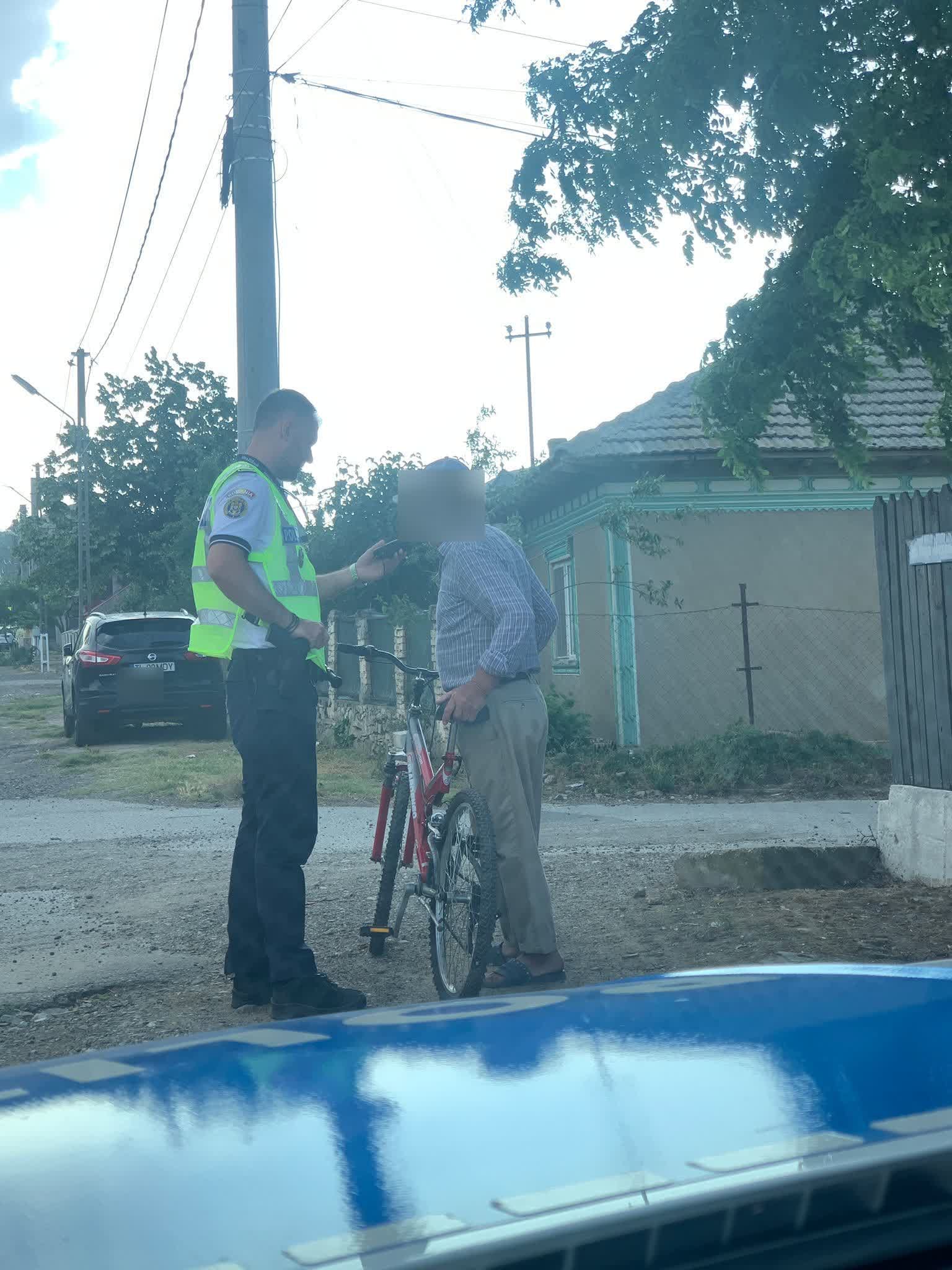 Acțiune a Poliției Rutiere pe bicicliști și pietoni