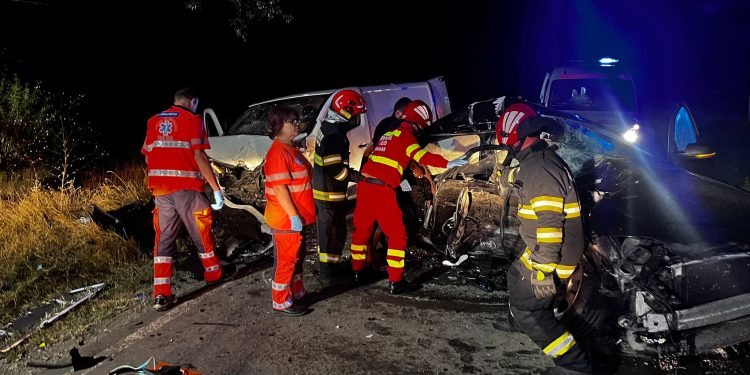 Accident cumplit, în miez de noapte, aproape de Sabangia