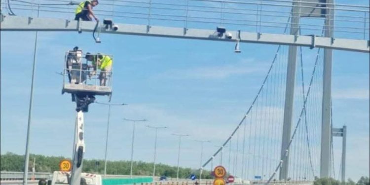 S-au montat radare pe Podul de la Brăila. Viteza maximă, 80 km/h