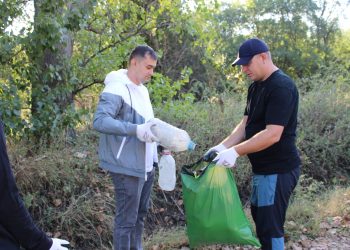 Jandarmii tulceni au strâns gunoaie la Bididia