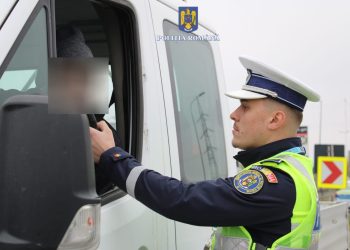 Acțiune a Rutierei pe „Focus on the road”, gen vorbitul la telefon în timpul șofatului