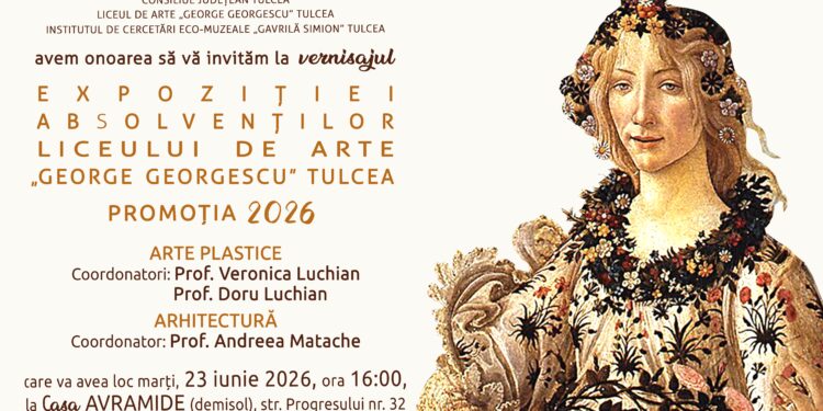 Absolvenții Liceului de Arte „George Georgescu” Tulcea expun la Casa Avramide