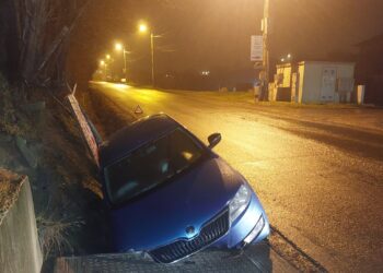 Cu 1,29 la bord, direct în șanț, pe varianta municipiului