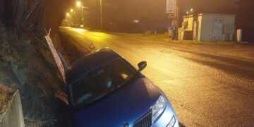 Cu 1,29 la bord, direct în șanț, pe varianta municipiului