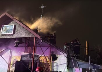 Incendiu astă noapte la Capela bisericii din Cartierul Nou al municipiului