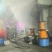 Incendiu la o hală de cabluri electrice din municipiu
