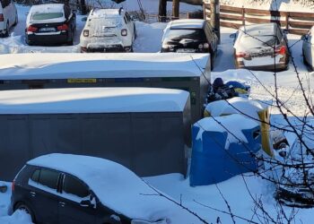 Un pic de răbdare! Vine și mașina de gunoi!