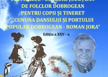 Duminică, în Piața Civică/ „Cununa dansului și portului popular dobrogean – ROMAN JORA”
