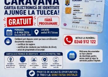 Caravana pentru emiterea Cărții Electronice de Identitate (C.E.I.) ajunge la Tulcea