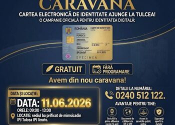 Lume, lume… Caravana cu buletine electronice vine la Tulcea