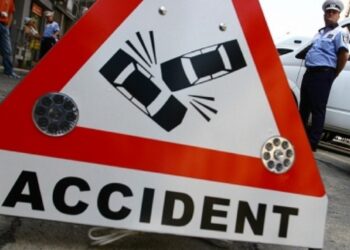 Accident rutier la ieșirea din Murighiol spre Plopu