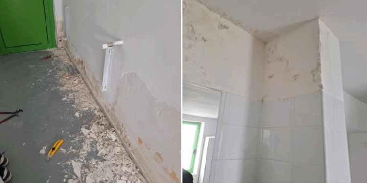 Baza sportivă din Baia a început să cedeze. Constructorul repară pe cheltuiala lui