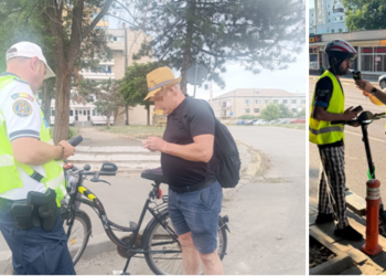 Poliția Rutieră nu-i slăbește din ochi pe pietoni și bicicliști. Cei mai amendați, bicicliștii!