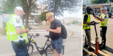 Poliția Rutieră nu-i slăbește din ochi pe pietoni și bicicliști. Cei mai amendați, bicicliștii!