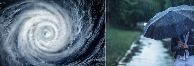 Ciclonul Barbara, deocamdată blând la Tulcea