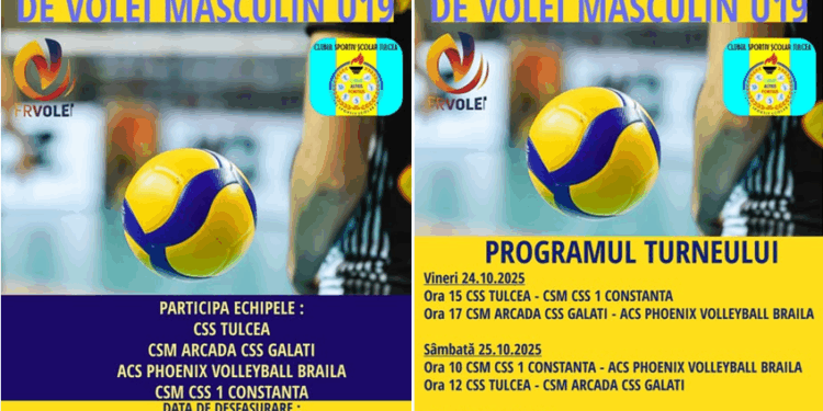 Începe voleiul de U19