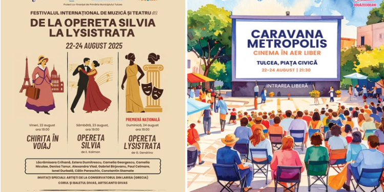 Weekend cultural/ Operetă și film în Piața Civică a municipiului